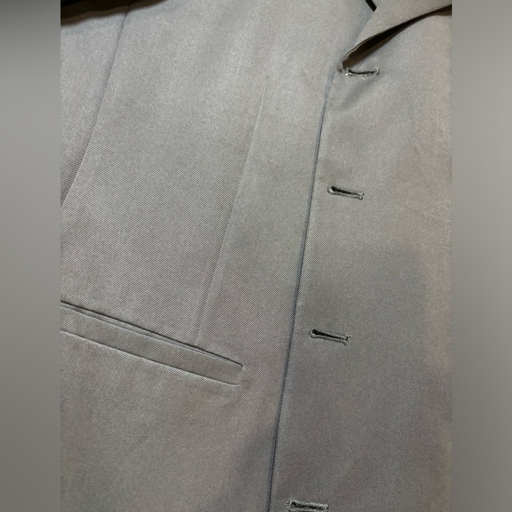 von furstenberg black men’s dinner jacket suit blazer coat w/metal buttons. 46R - Picture 15 of 15